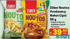 ZÜBER NOUTOS FIRINLANMIŞ NOHUT CİPSİ 55 GR